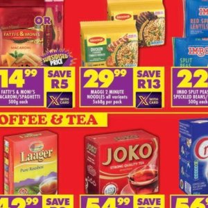 Noodles at Shoprite