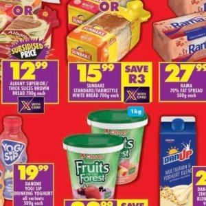 Bread at Shoprite