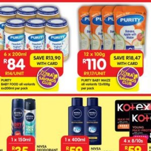 Yoghurt at Shoprite