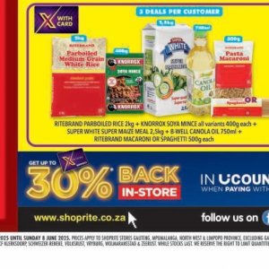 Rice at Shoprite
