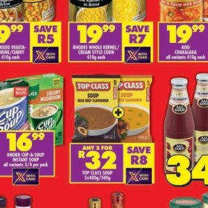 Soup at Shoprite