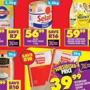 Sugar at Shoprite