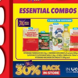 Rice at Shoprite
