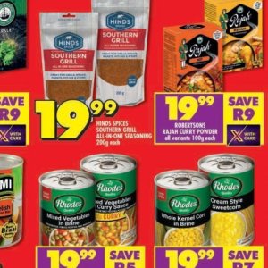Spices at Shoprite