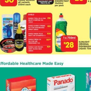 Car shampoo at Shoprite
