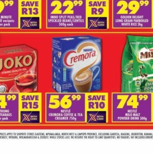 Coffee at Shoprite