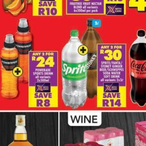 Fizzy drink at Shoprite
