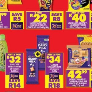 Chocolate at Shoprite