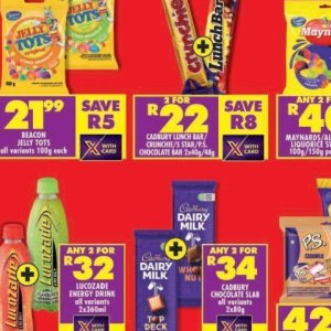 Chocolate at Shoprite