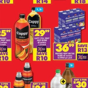 Juice at Shoprite