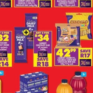 Chocolate at Shoprite