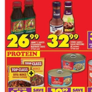 Sauces at Shoprite