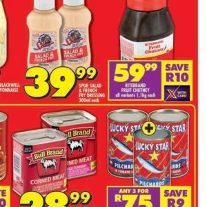 Dressing at Shoprite