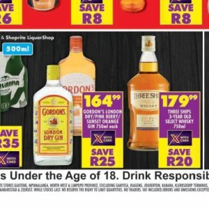 Gin at Shoprite