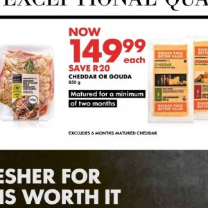 Cheddar at Woolworths