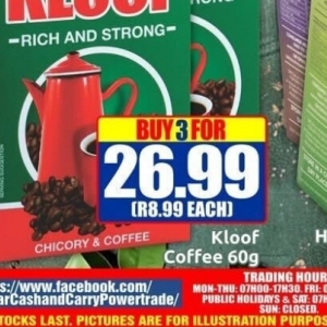 Coffee at Three Star Cash and Carry