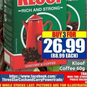 Coffee at Three Star Cash and Carry