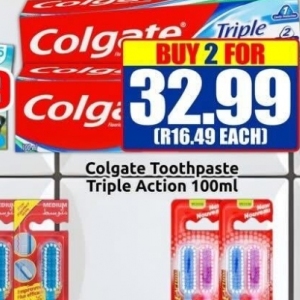 Toothpaste colgate  at Three Star Cash and Carry
