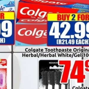 Toothpaste colgate  at Three Star Cash and Carry