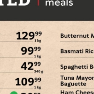 Spaghetti at Oxford freshmarket