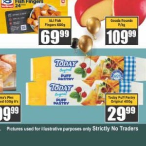 Puff pastry at Big save