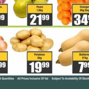 Potatoes at Big save