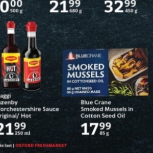 Mussels at Oxford freshmarket