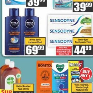 Body lotion at Big save