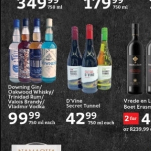 Vodka at Oxford freshmarket
