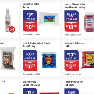 Salt at Africa Cash and Carry