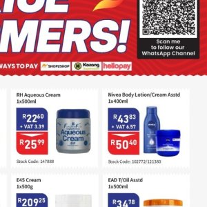 Body lotion nivea  at Africa Cash and Carry