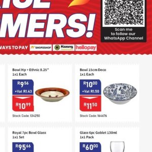 Bowl at Africa Cash and Carry