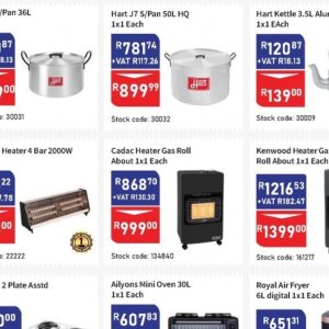 Heater at Africa Cash and Carry
