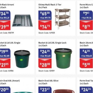 Bucket at Africa Cash and Carry