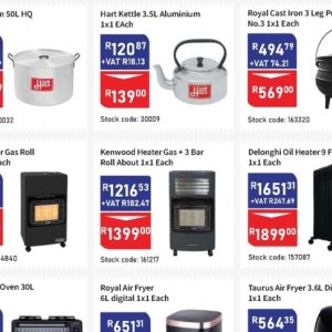Heater at Africa Cash and Carry