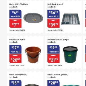 Bucket at Africa Cash and Carry