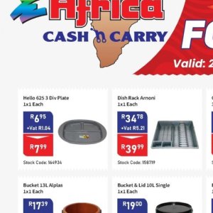 Plate at Africa Cash and Carry