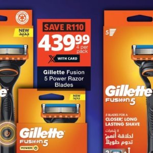 Razor blades gillette  at Checkers Hyper