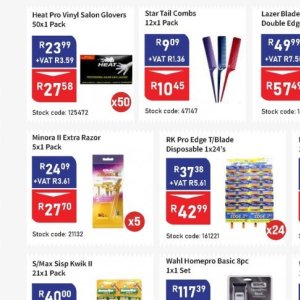 Razor at Africa Cash and Carry