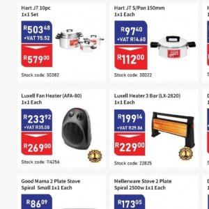 Heater at Africa Cash and Carry