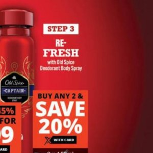Body spray at Checkers