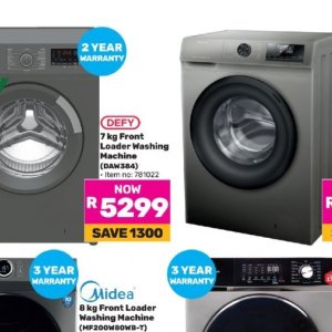 Washing machine at Game