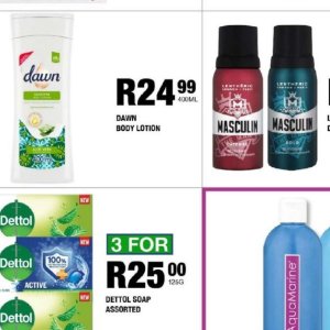 Body lotion at Take n Pay