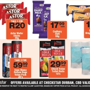 Toilet rolls at Check Star