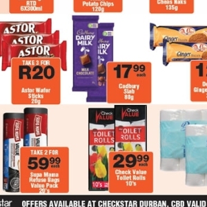 Toilet rolls at Check Star