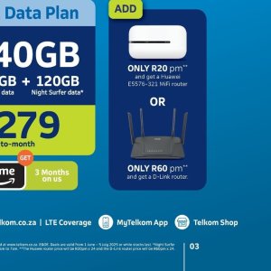 Router d-link  at Telkom Mobile
