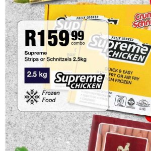 Schnitzel at Take n Pay