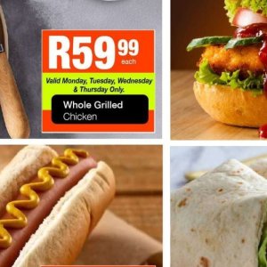 Grilled chicken at Take n Pay