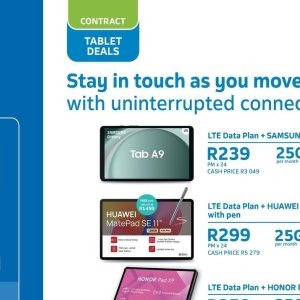 Tablet samsung  at Telkom Mobile