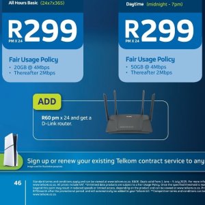 Router at Telkom Mobile